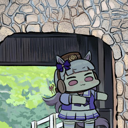 This is a pixiv picture whose title is ゴールドシップ.