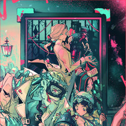 This is a pixiv picture whose title is ×.
