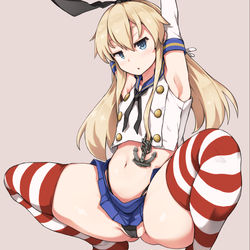 This is a pixiv picture whose title is 島風.