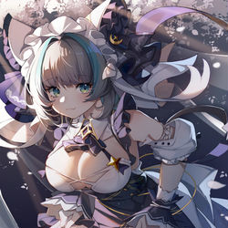 This is a pixiv picture whose title is 柴郡猫.