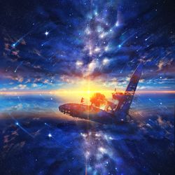 This is a pixiv picture whose title is 色々な空.