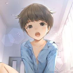 This is a pixiv picture whose title is 毎朝雑に起こしてくれる弟がほしい.