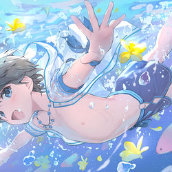 This is a pixiv picture whose title is ざばーん.