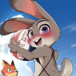 This is a pixiv picture whose title is ズートピアに夏が来た！.