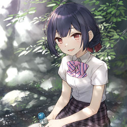 This is a pixiv picture whose title is 涼み凛世.
