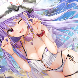 This is a pixiv picture whose title is 海デート♡.