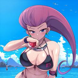 This is a pixiv picture whose title is 海のムサシ.