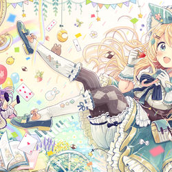 This is a pixiv picture whose title is 初画集『FLUFFY』.