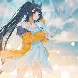 This is a pixiv picture whose title is VIOLET.