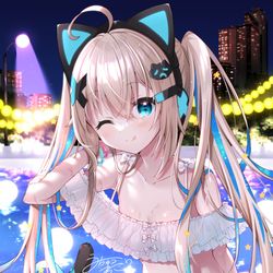 This is a pixiv picture whose title is 「一緒に遊ぼ♡」.