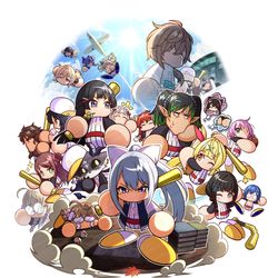 This is a pixiv picture whose title is VR関西圏立高校2021.