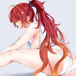 This is a pixiv picture whose title is ポニーテールとルル.