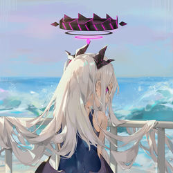 This is a pixiv picture whose title is 水着ヒナ-Part 2.