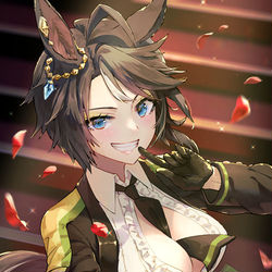 This is a pixiv picture whose title is フジキセキだよ、ポニーちゃん！.