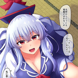 This is a pixiv picture whose title is からかうことを覚えた慧音さん.
