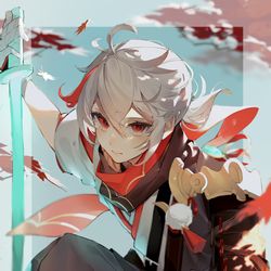 This is a pixiv picture whose title is 🍁.