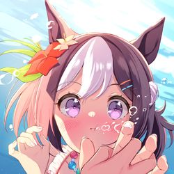 This is a pixiv picture whose title is 水着スペちゃん.