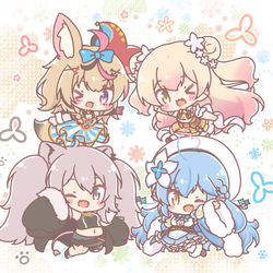 This is a pixiv picture whose title is #ねぽらぼ一周年！.
