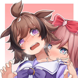 This is a pixiv picture whose title is 噛みつかれる側になったシンコウウインディ.