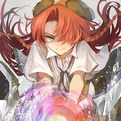 This is a pixiv picture whose title is お水でアクションする門番.