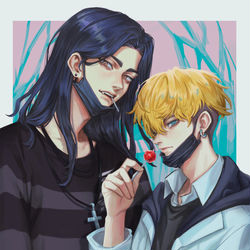 This is a pixiv picture whose title is バジさんと千冬.
