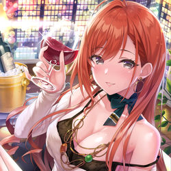 This is a pixiv picture whose title is 【シャニマス】有栖川夏葉.