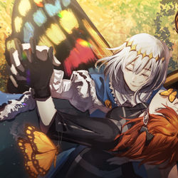 This is a pixiv picture whose title is オベぐだ♀.