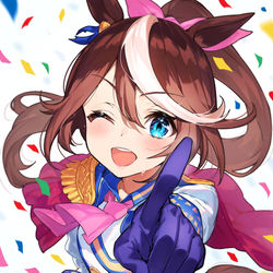 This is a pixiv picture whose title is トウカイテイオー.