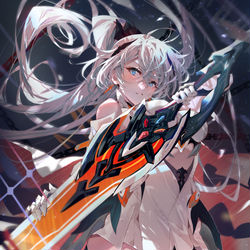 This is a pixiv picture whose title is この烈火は、全てを断ち切る.