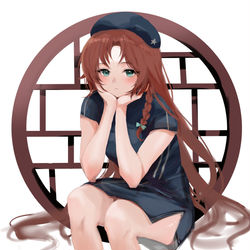 This is a pixiv picture whose title is 紅美鈴.