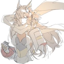 This is a pixiv picture whose title is 嗯.
