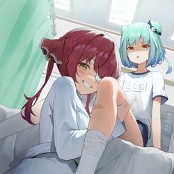 This is a pixiv picture whose title is マリン るしあ.