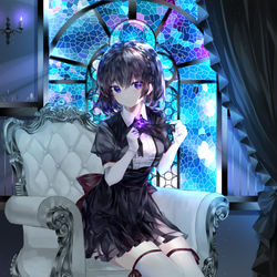 This is a pixiv picture whose title is 魔法少女.