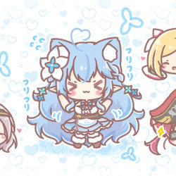 This is a pixiv picture whose title is フリフリラミィちゃん❄.