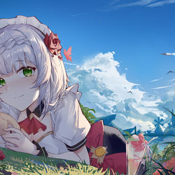 This is a pixiv picture whose title is 诺艾尔.