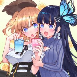 This is a pixiv picture whose title is Ame X Nabi.