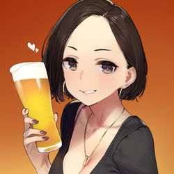 This is a pixiv picture whose title is 先輩さん.