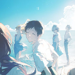 This is a pixiv picture whose title is :||.