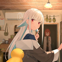 This is a pixiv picture whose title is ナイショね.