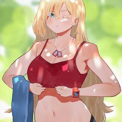 This is a pixiv picture whose title is HOT.