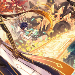 This is a pixiv picture whose title is 会者定離.