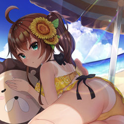This is a pixiv picture whose title is 夏色まつりちゃん.