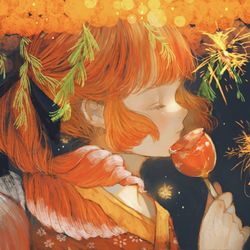This is a pixiv picture whose title is ひかりの咲く季節.