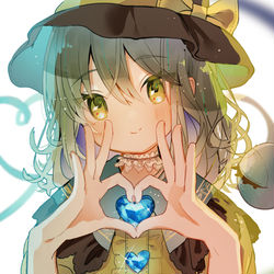 This is a pixiv picture whose title is 古明地こいしの♡.