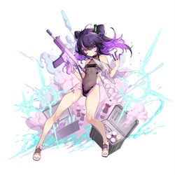 This is a pixiv picture whose title is KAC-PDW泳装皮肤.