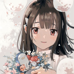 This is a pixiv picture whose title is 幸.
