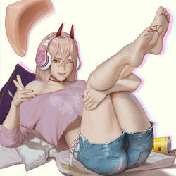 This is a pixiv picture whose title is パワー - Power.