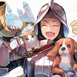 This is a pixiv picture whose title is 【FE】門番さん【風花雪月】.