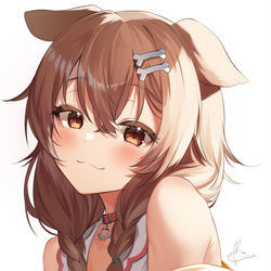 This is a pixiv picture whose title is 【ホロ絵100枚】41日目～50日目.