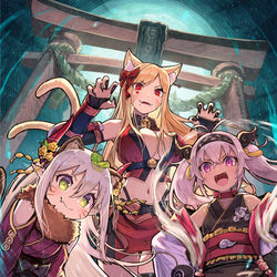 This is a pixiv picture whose title is 【お仕事】にじさんじDMMスクラッチ第五弾「赤の組織」.